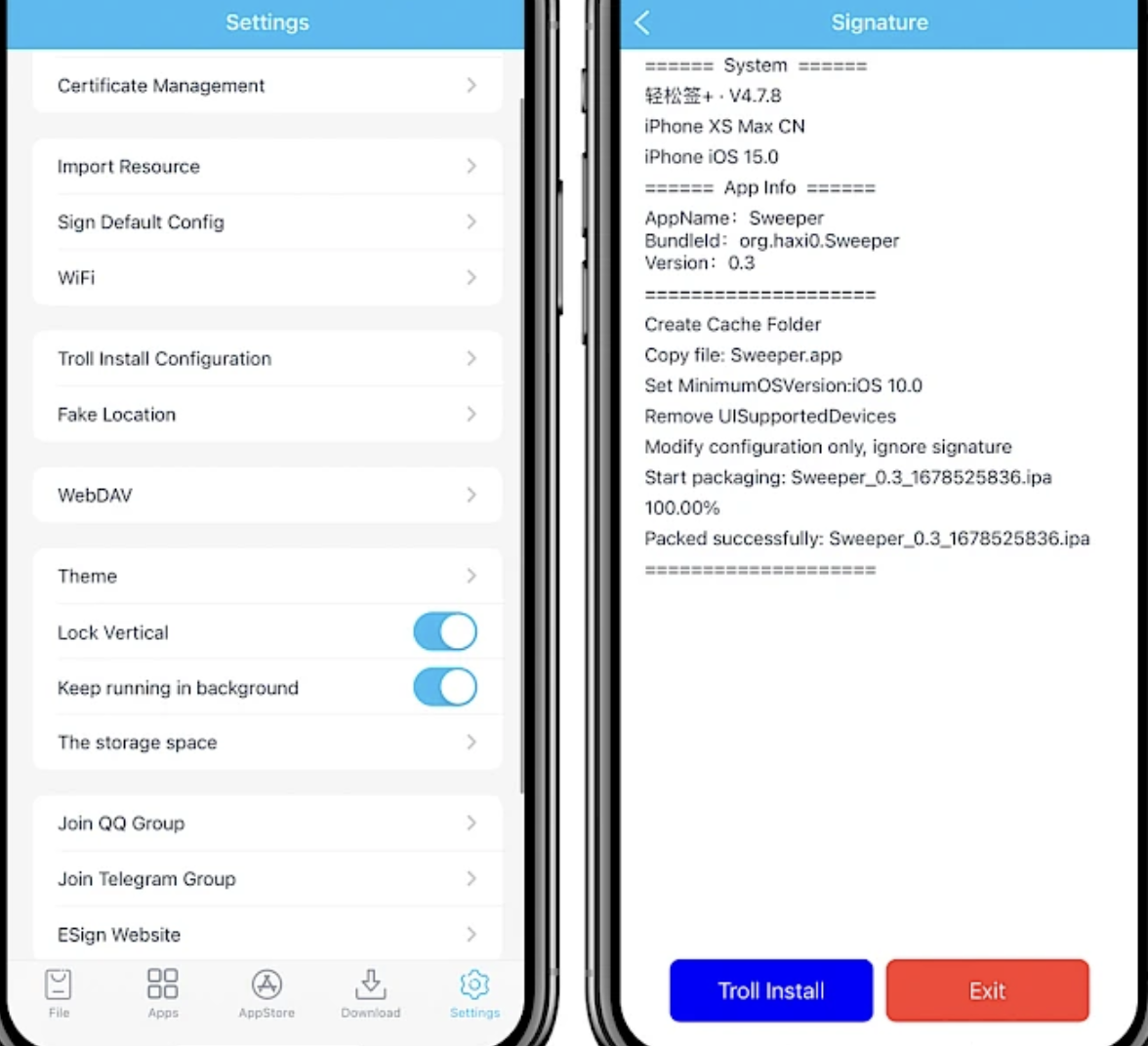 Install IPA Apps and Games on iOS - ESign iPhone